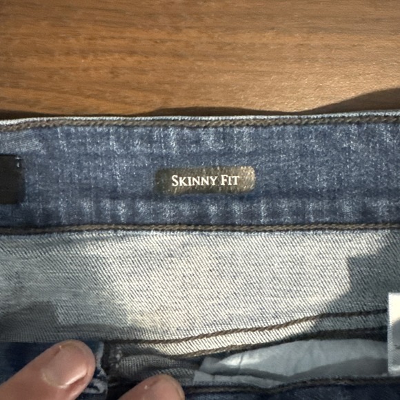 Judy Blue Jeans Womens 22W (40‎ X 33) Skinny Fit Tapered Distressed Holes - Picture 5 of 15